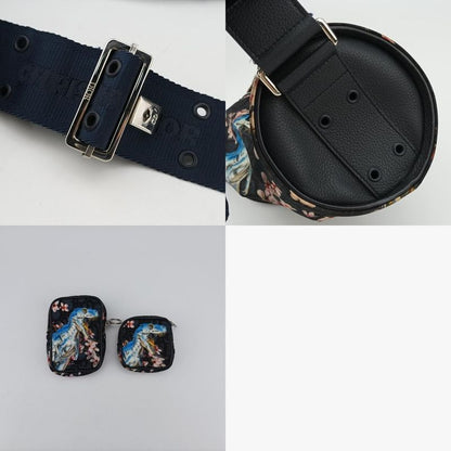 Christian Diorchristian Dior Solayama Robot Dinosaur Black And Multicolor Nylon