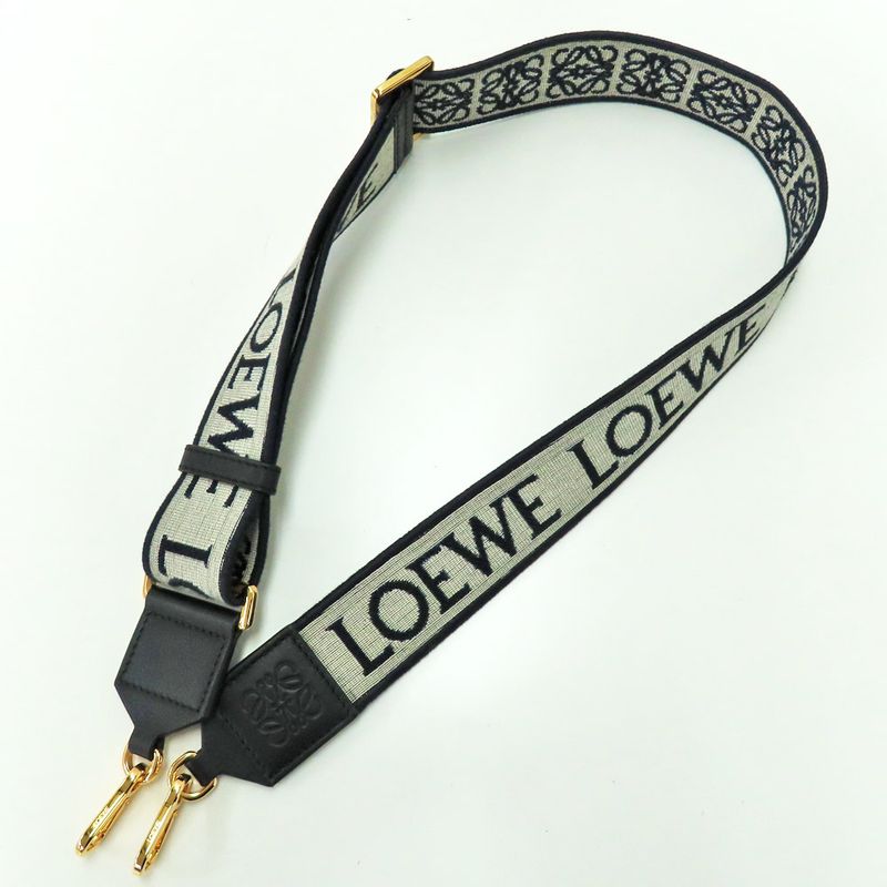 Loewe Anagram Shoulder-strap C073t87x01 Navy- Black Gdhardware Bag