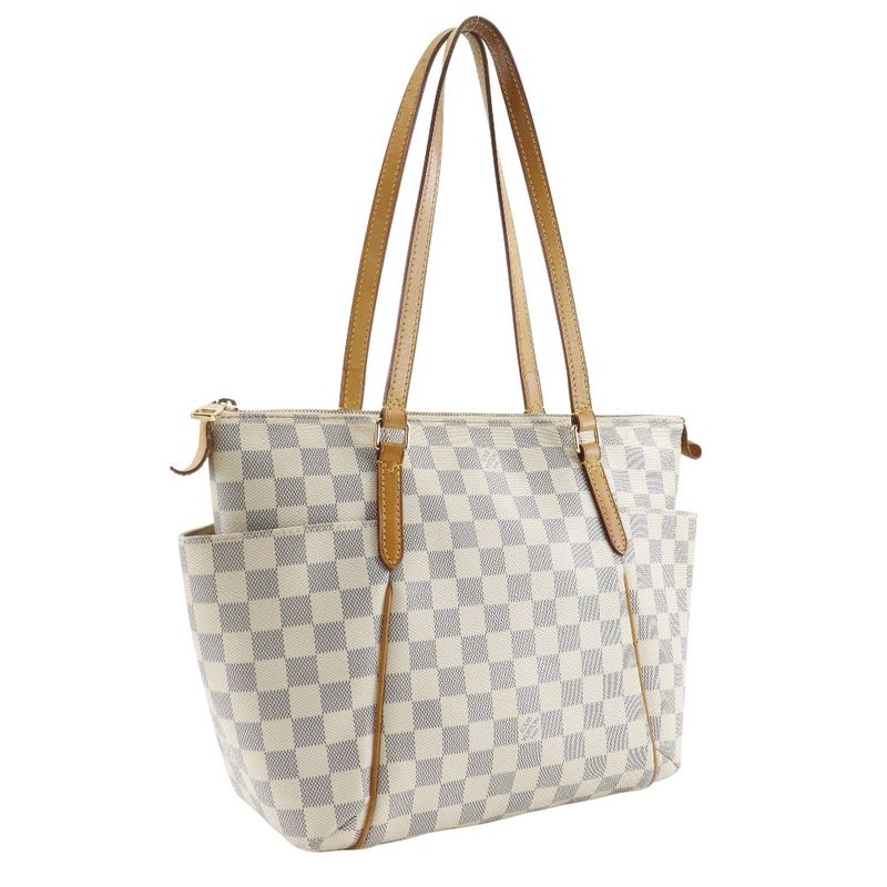 Louis Vuitton Totally PM N41280 Damier Azure Canvas White Tj4154 Ladies Tote Bag