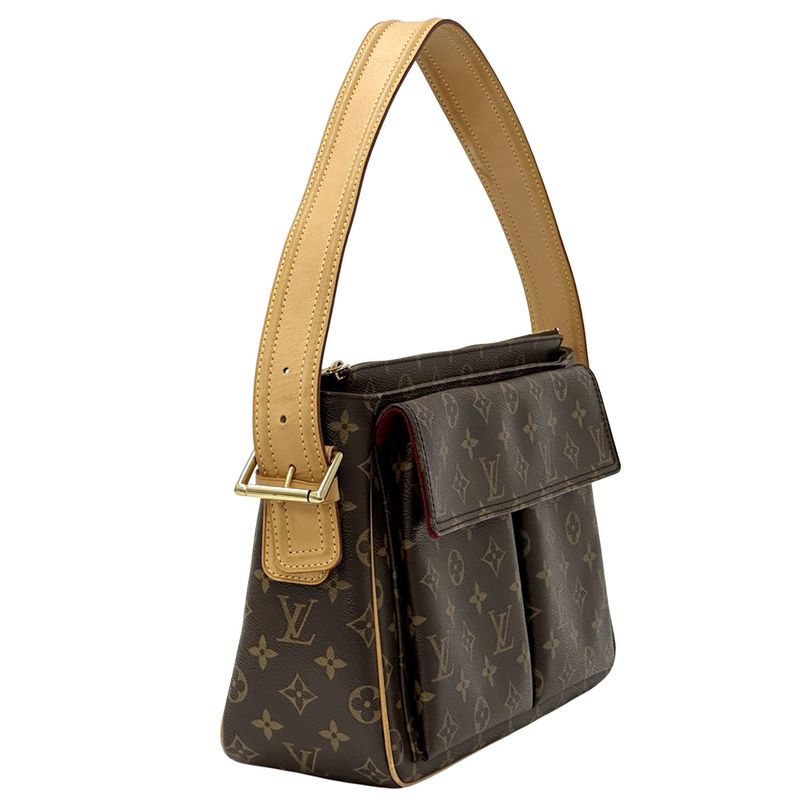 Louis Vuitton Bag Monogram Women's Brand Shoulder Bag Viva Cité GM M51163 Brown
