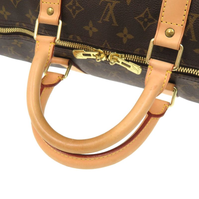 Louis Vuitton Keepall Bandoliere 55 Monogram M41414 Boston Bag LV 1053 Louis