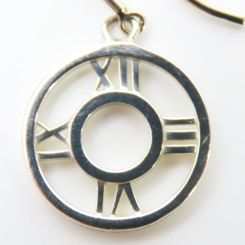 Tiffany & Co Earrings Atlas Open Medallion Silver 925 Approx 2.19g Silver