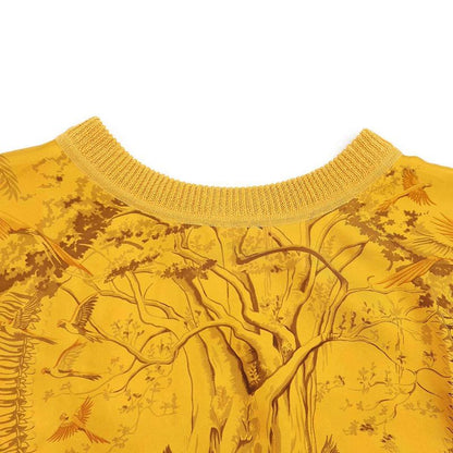 Hermes Twill Raine Silk Linen Sleeveless Knit Top Yellowish 34