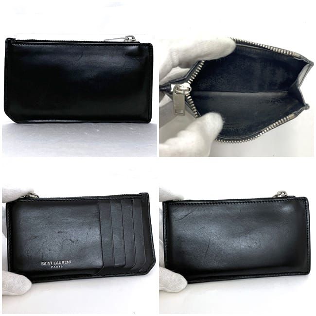 Saint Laurent Coin Case Card Case Black 346104