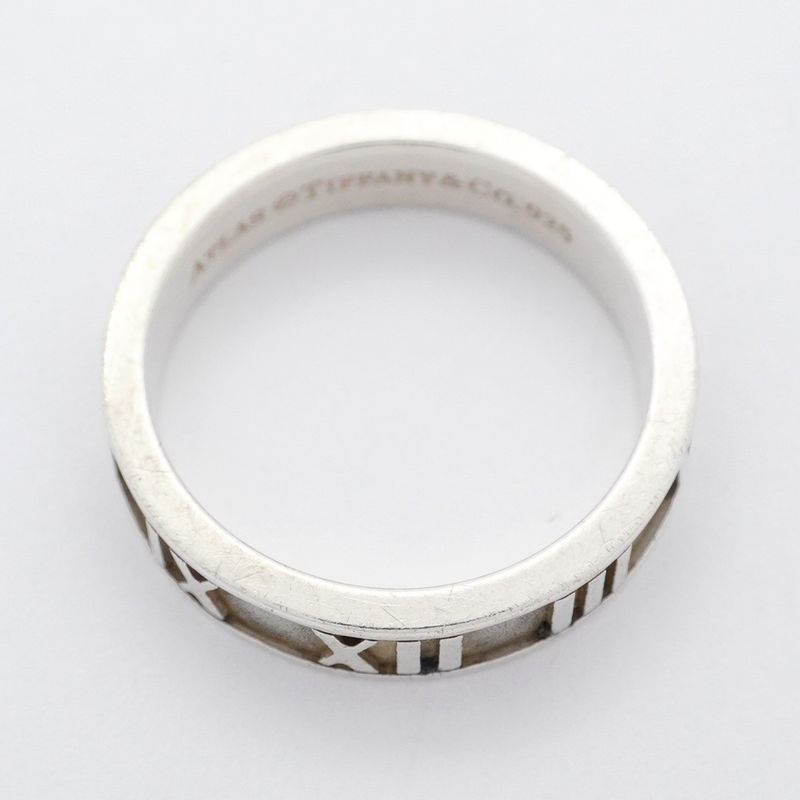 Tiffany & Co Ring Atlas Silver 925 Size 9 Ladies