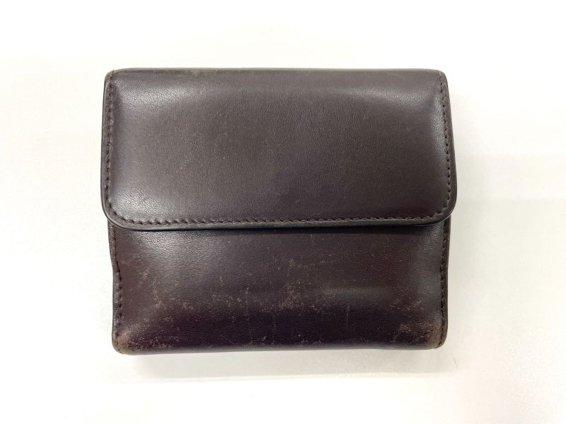 Gucci Leather Bifold Wallet 035.2778.1965 Dark Brown Made In Italy