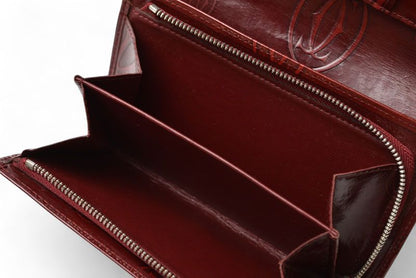 Cartier Wallet Cartier Foldover Wallet Happy Birthday Bordeaux