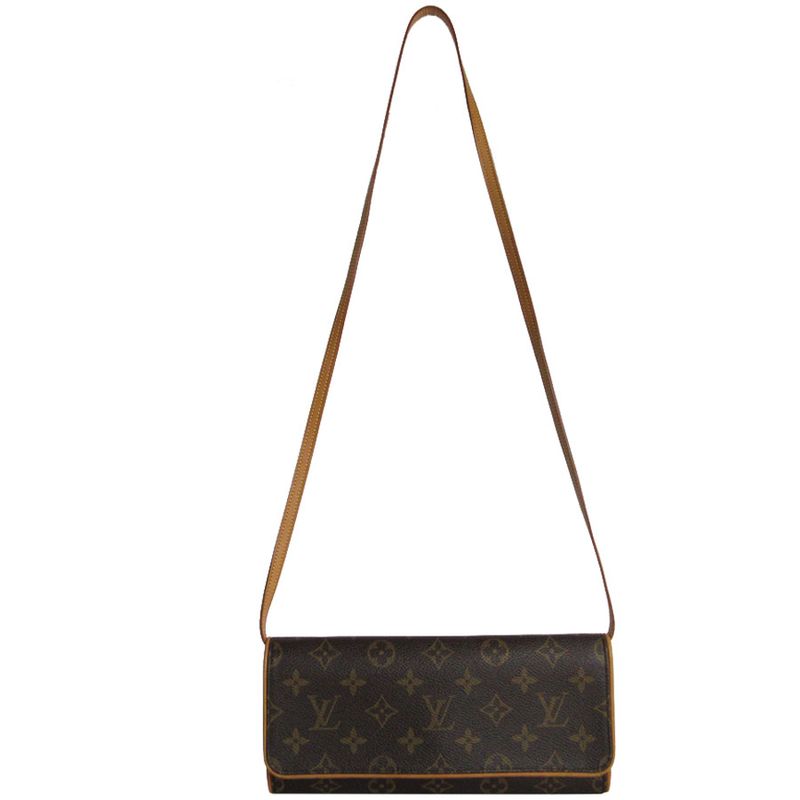 Louis Vuitton Crossbody Shoulder Bag Monogram Pochette Twin GM M51852