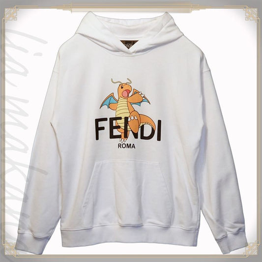 Fendi×frgmt×pokémon Fragment Dragon Type Pokémon Kairu Collaboration Sweatshirt