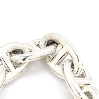 Hermes Bracelet Chaine D'ancre MM Silver 925 Silver 14 Frames Star Ring Silver