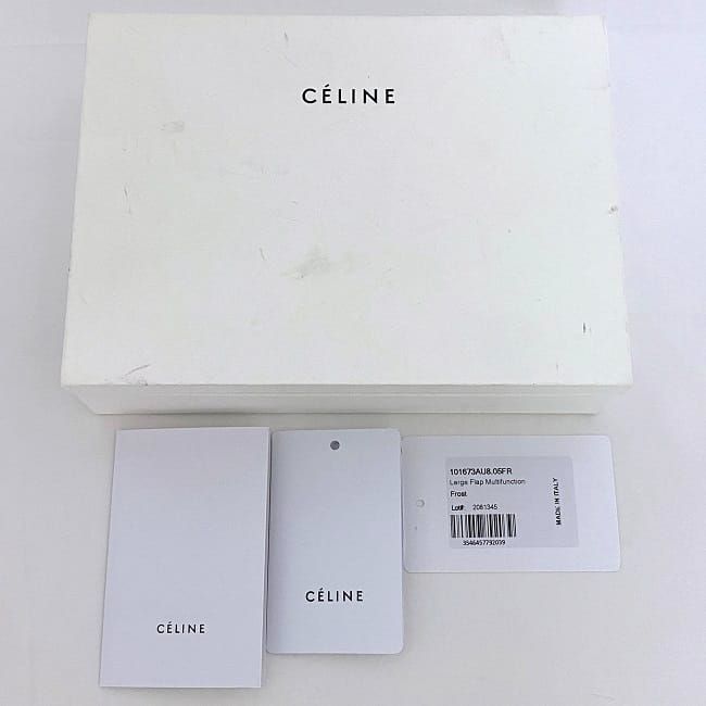 Celine Bifold Long Wallet Large Flap Multifunction
