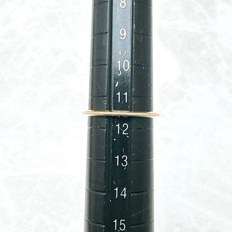 Tiffany & Co Milgrain Pink Gold Ring Approx 115 U