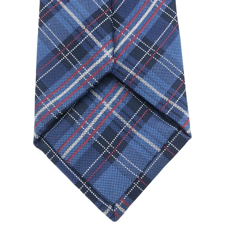 Louis Vuitton Cravat Gradient Tartan Men's Blue FREE