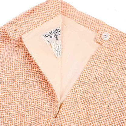 Chanel 1997 Vintage Double Breasted Tweed Jacket and Skirt Set P07962v05404