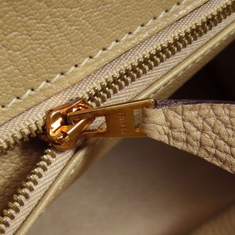 Hermes Birkin 30 Trench Gold Hardware Handbag Taurillon Women