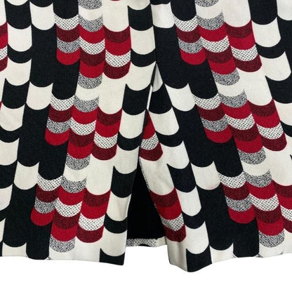 Prada Skirt Bottoms Knee-length Skirt Total Pattern Rayon Multicolor [size 38]