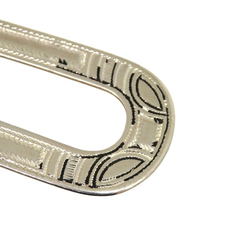 Hermes Touareg Silver 925 1761 Silver Necklace Hermes