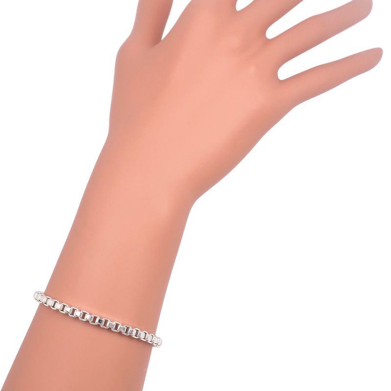Tiffany & Co Venetian Silver 925 Ladies 15.2g Bracelet