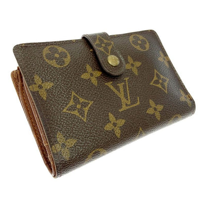 Louis Vuitton M61663 Monogram PVC Porte Monet Vier Viennois Brown 405922 Bifold