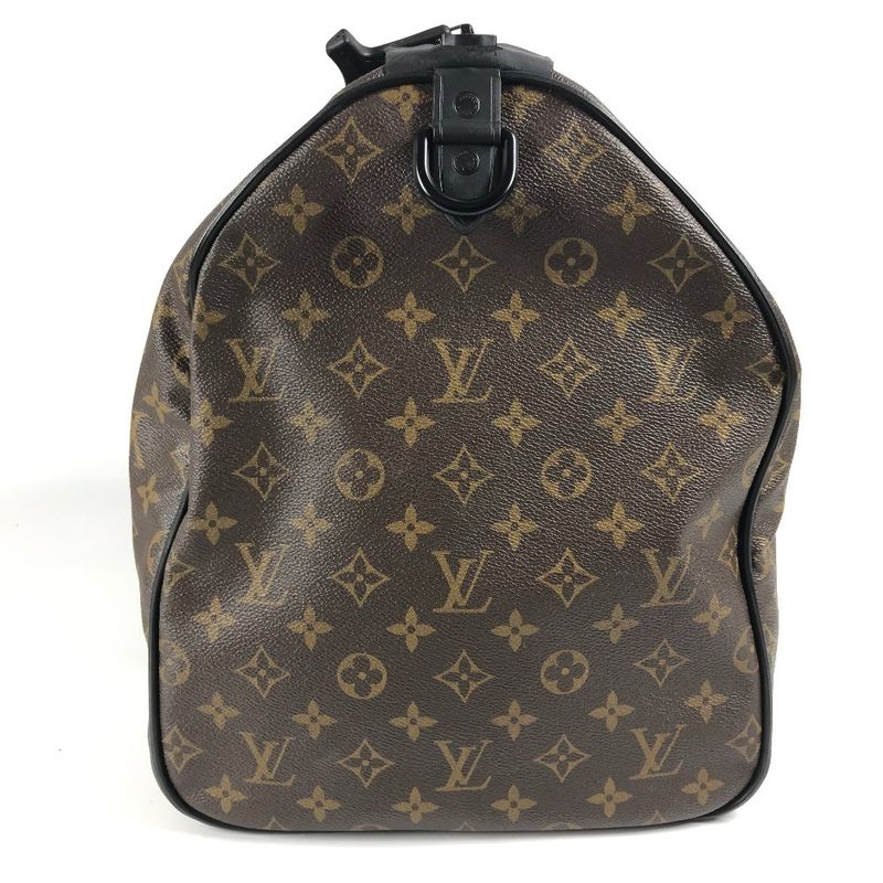 Louis Vuitton Boston Bag Keepall Bandoliere 55 M41411 Monogram Canvas Brown