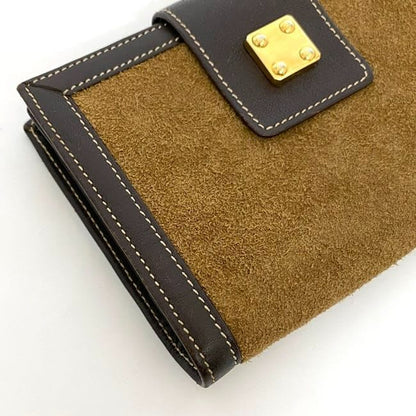 Loewe Fold Wallet Brown Beige