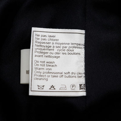 Chanel 94305 P11160v06456 Wool And Silk Black Women's Skirt