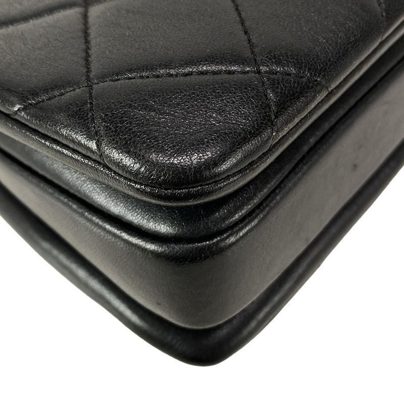 Chanel Handbag Trendy Cc/small Top Handle Flap Bag A92236 Black Lambskin