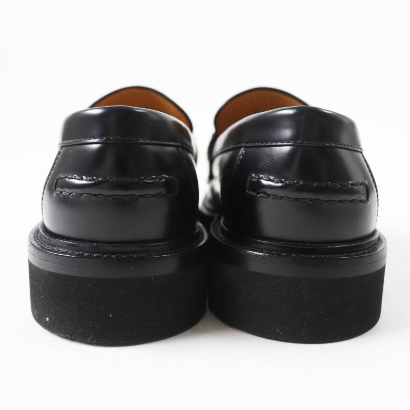 Christian DIOR BOY Leather Loafers Black 35 Women