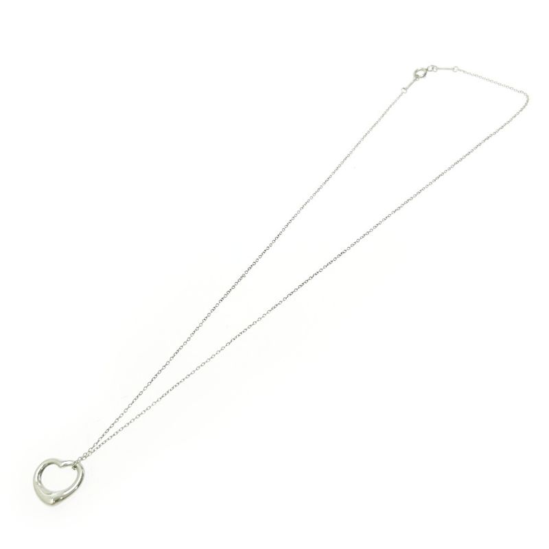 Tiffany & Co Tiffany & Co Silver Elsa Peretti Open Heart Necklace 2.8g 925