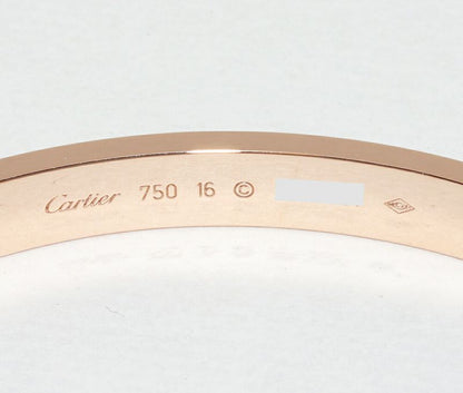 Cartier Bracelet Bangle 18K Pink Gold Love Bracelet