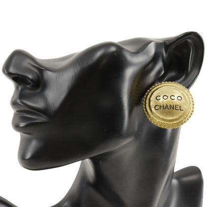 Chanel COCO Logo Vintage Gold Plated 94P Ladies 28.0g Earring