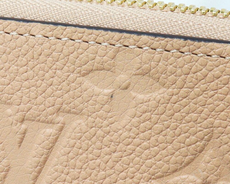 Louis Vuitton Round Zipper Long Wallet With Change Pocket Monogram Empreinte