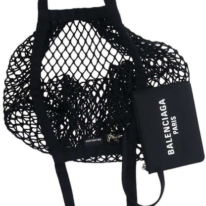Balenciaga 24SS 792851 24 7 Medium Bag Fishnet Tote Bag Men's