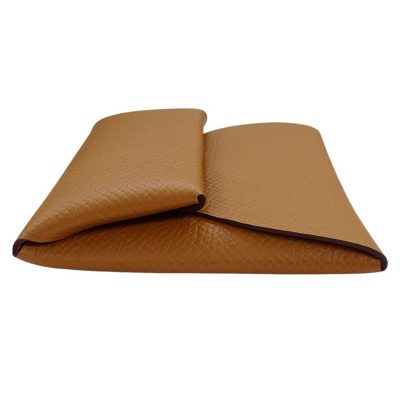 Hermes Wallet Women Men Brand Coin Case Bastia Vaux Epson Gold Silver Hardware