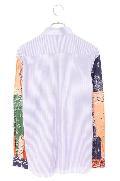 Loewe H2199842cg Paisley Switched Stripe Long Sleeve Shirt Men 39