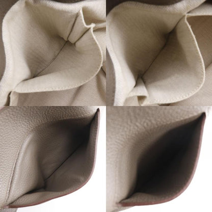 Hermes Sac Alfred 35 Taurillon Clemence Taupe □O Men's Shoulder Bag