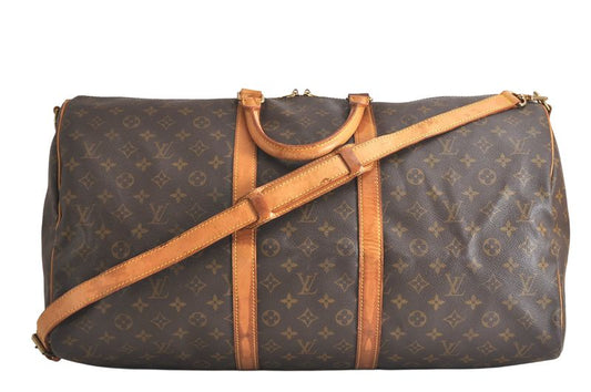 Louis Vuitton Monogram Keepall Bandouliere 55 M41414 Boston Bag 3055n