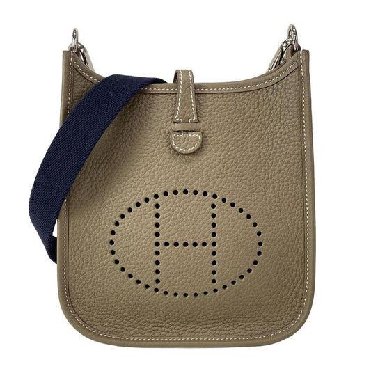 Hermes Shoulder Bag Evelyn TPM Amazon Etoupe Silver Hardware