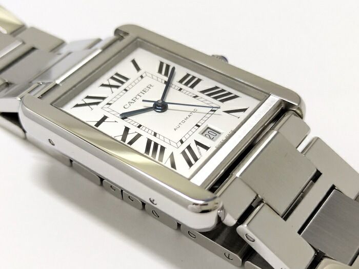 Cartier Tank Solo XL Automatic SS Silver Dial W5200028