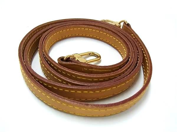 Louis Vuitton Leather Crossbody Shoulder Strap For Bag Shoulder Strap Brown