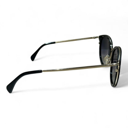 Celine ⑤ Cl40033f Sunglasses Women's Black Gold 56□17140.3