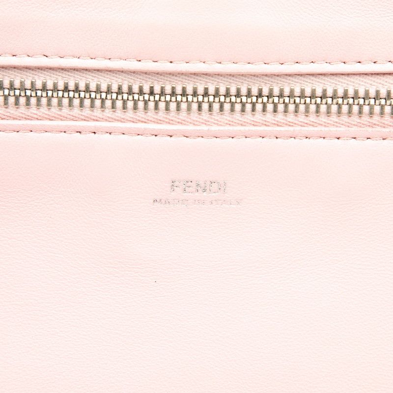 Fendicom Click Chain Shoulder Bag 8bn299 Pink Leather Women Fendi