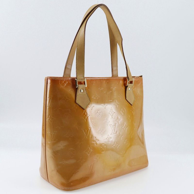 Louis Vuitton Houston M91302 Monogram Vernis Pink Women's Tote Bag