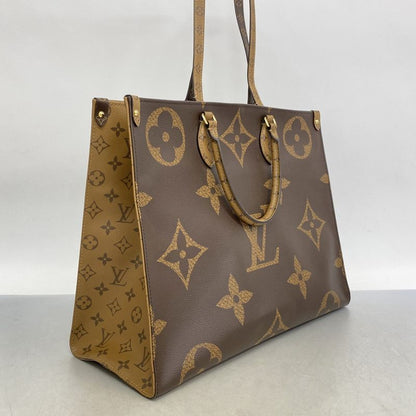 Louis Vuitton Tote Monogram Giant Reverse On-the-go GM M44576 Brown 2-way Bag