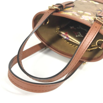 Louis Vuitton Shoulder Bag Nano Bucket M81724 Leather Gold