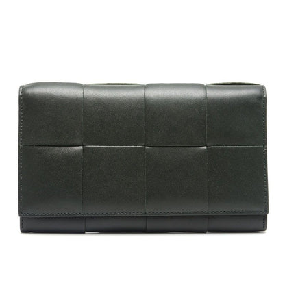 Bottega Veneta Cassette Bi-fold Billfold In Black *none Change Purse