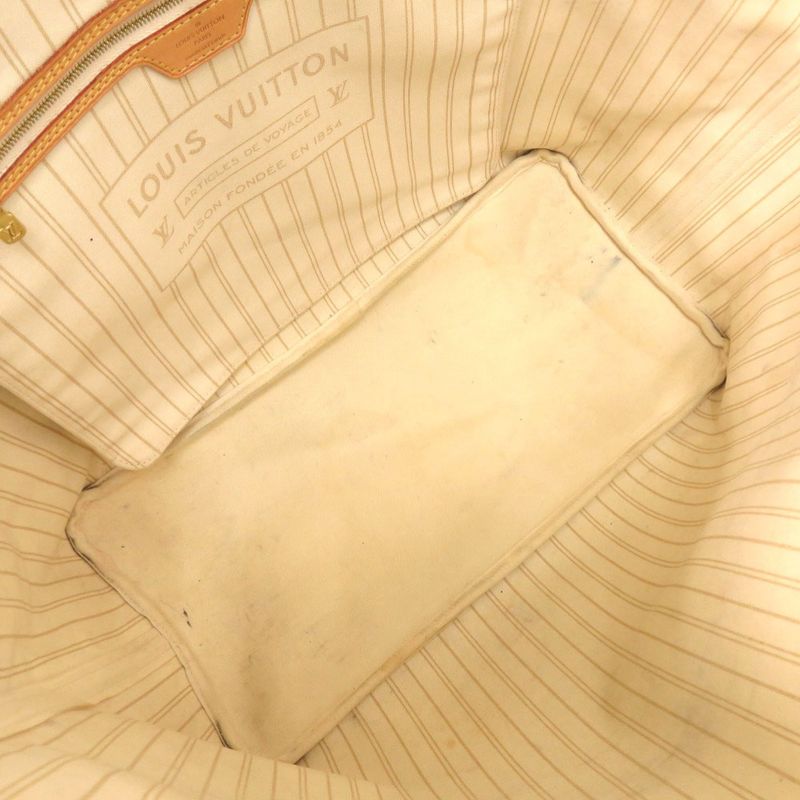 Louis Vuitton Neverfull GM Damier Azure N41360 Tote Bag With Pouch LV 0289