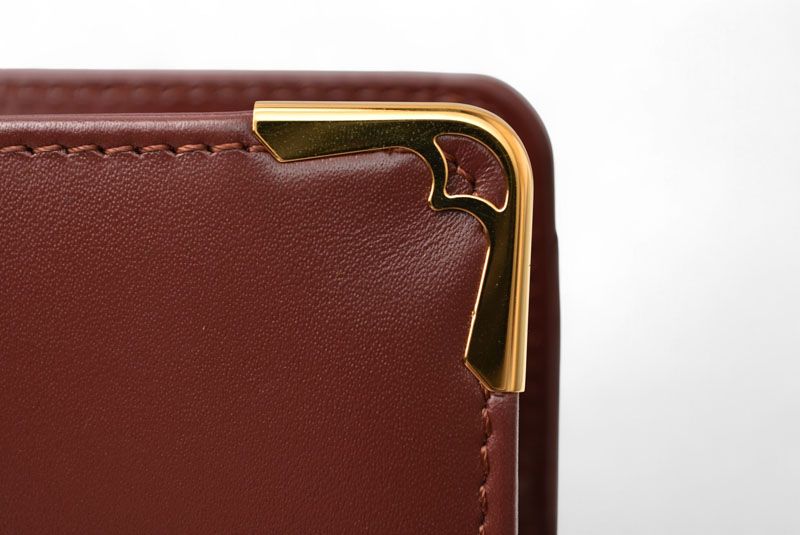 Cartier Clutch Bag Must Line Cartier Men's Bag Leather Bordeaux L1000060