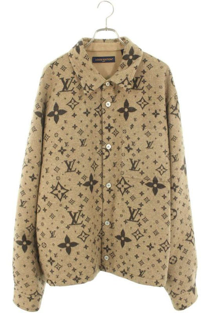 Louis Vuitton 25SS Rm251mj FRW Hsb39w Monogram Wool Overshirt Blouson Men 58
