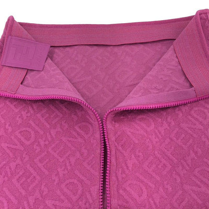 Fendi 21aw Skims Embossed Logo Knit Setup Fzu500 Agim Fifla Purple-Pink Color 42